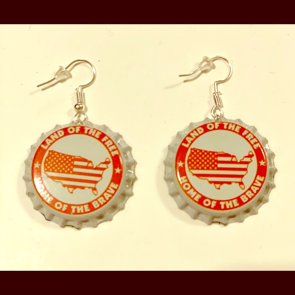 Beer Cap Earrings
